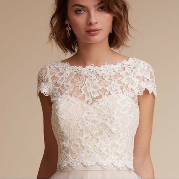 Tadashi Shoji Sydney BHLDN Wedding Topper - Picture 2 of 6